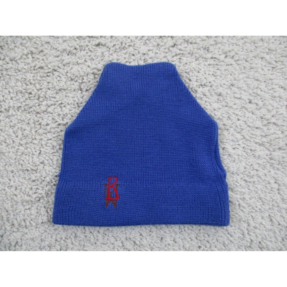 Vintage Bogner Hat Cap Mens Beanie Blue Wool Ski Outdoor Hiking Hong Kong 90s